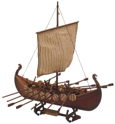 Maquette bateau bois, Viking