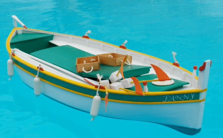Maquette bateau bois de pointu