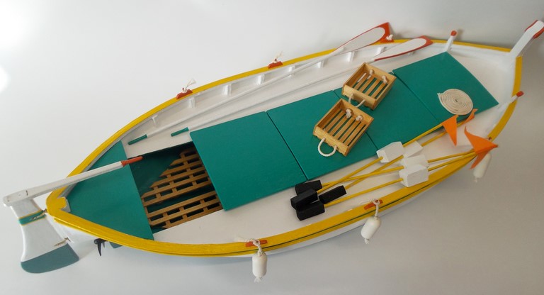 Maquette bateau bois de pointu de chez air loisir