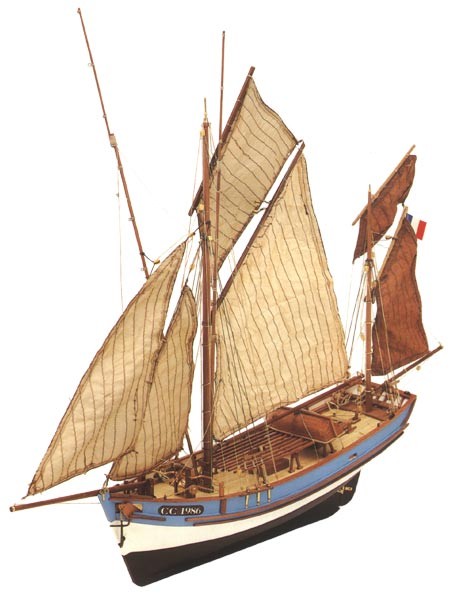 Maquette bateau bois,Marie Jeanne