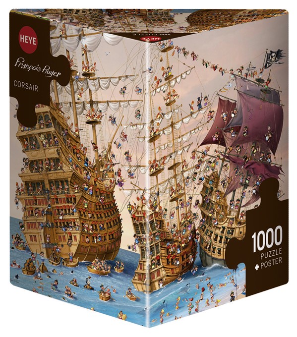 Puzzle 1000 pièces "Bateau de corsaire"