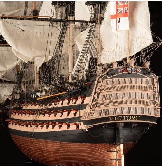 Maquette bateau en bois : HMS VICTORY Navire de Ligne Trafalgar 1805 de la marque Artesania.