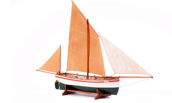 Maquette bateau bois Bayard