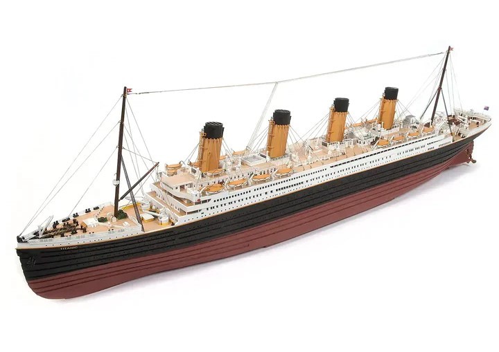 maquette de bateau en bois Titanic de chez Occre
