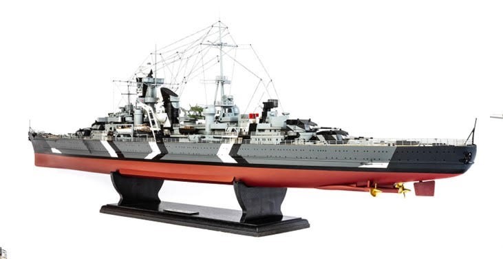  bateau militaire en bois Prinz-Euger
