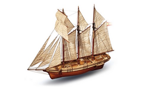 Maquette bateau bois Esmeralda OcCre