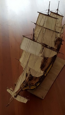 Maquette bateau bois, Bounty