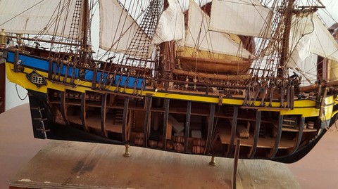Maquette bateau bois, Bounty
