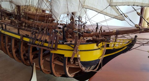 Maquette bateau bois, Bounty