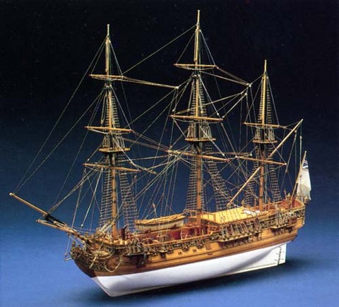 Royal-caroline maquette bois ,Bateau bois Mantua