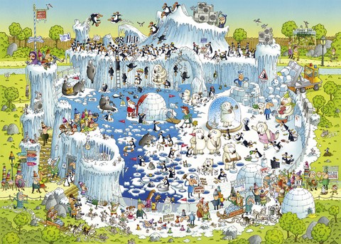 Puzzle 1000 pièces Heye Habitat polaire