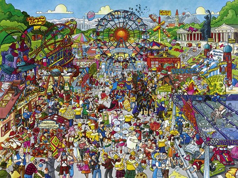 Puzzle 1500 pièces la fête de la bière