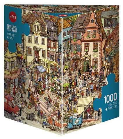 Puzzle 1000 pièces Heye place du marché