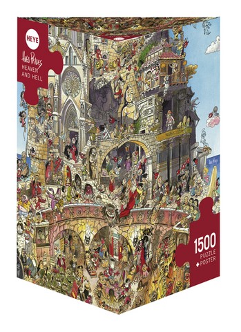 Puzzle 1500 pièces paradis et enfert