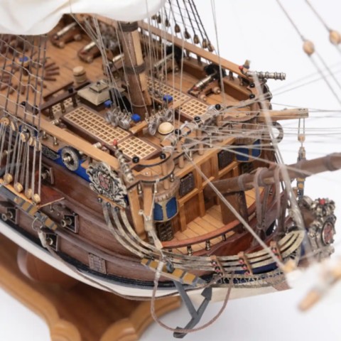 Maquette bateau en bois San Félipe