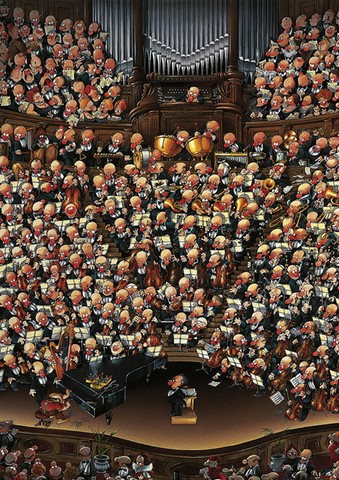 Puzzle 2000 pièces "Chef Orchestre"
