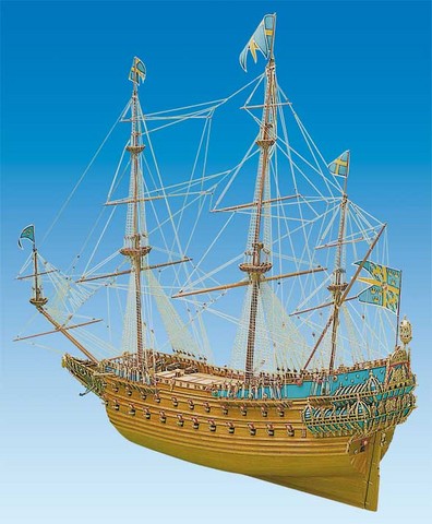 Maquette bois le Wasa,Bateau bois Mantua