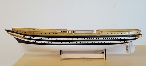 Maquette bois Amerigo Vespucci,Mantua