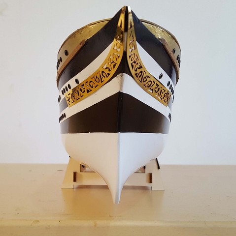 Maquette Amerigo Vespucci,maquette bois,