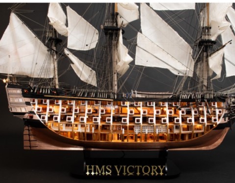 Maquette de bateau Victory version Anatomie