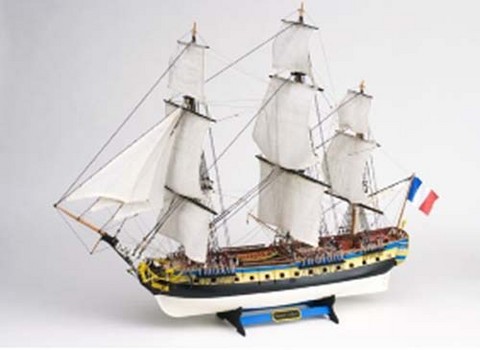 maquette bateau bois L'HERMIONE