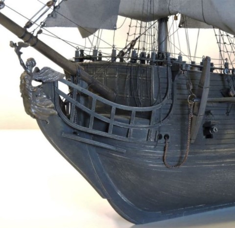 Maquette de bateau en bois Black Pearl
