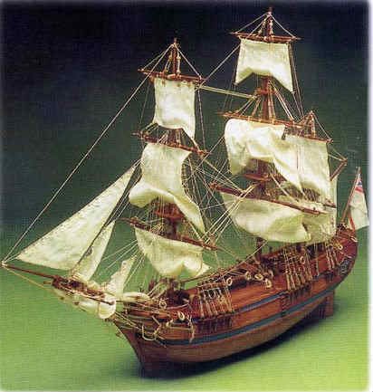 Maquette bateau le Bounty