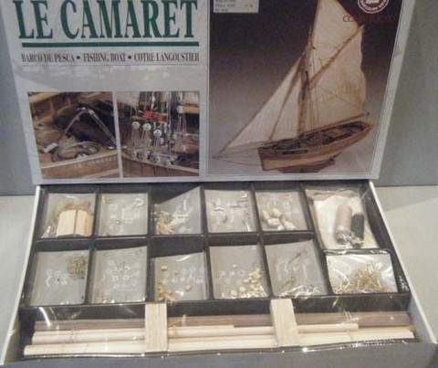 Maquette bois Camaret ,Bateau bois Constructo