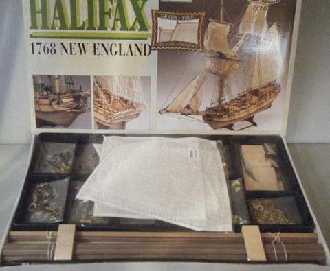 Maquette bois Halifax ,Bateau bois Constructo