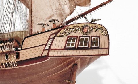 Maquette bateau en bois le Corsair