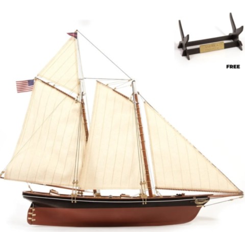 maquette du yacht America 1851