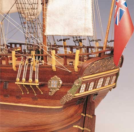 Maquette bateau bois, Endevour,Bateau bois endevour