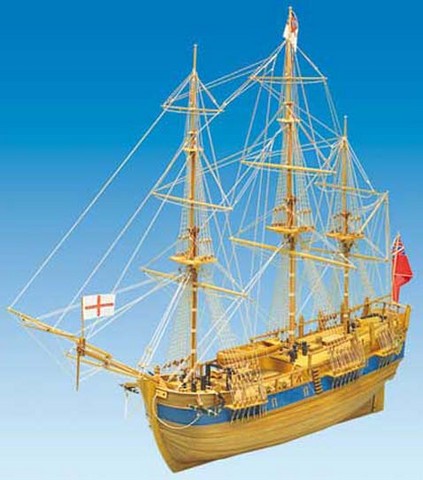 Maquette bois Endeavour Mantua