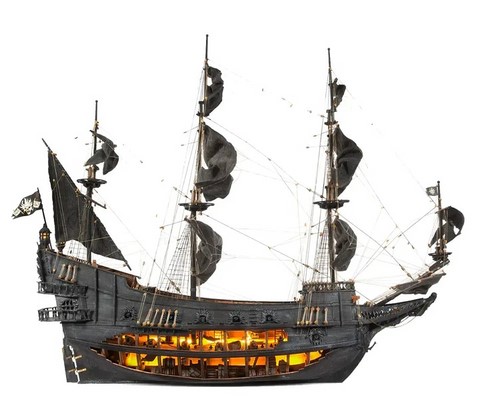 maquette bois Hollandais volant