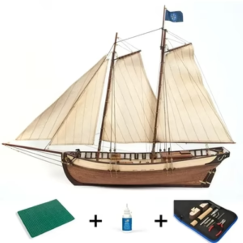 Maquette de bateau en bois Polaris pour débutant