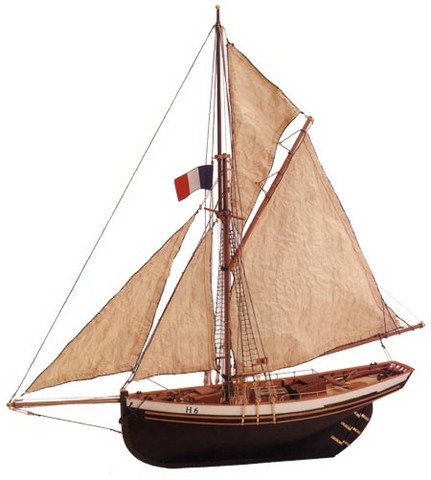 Maquette bateau bois, Jolie Brise
