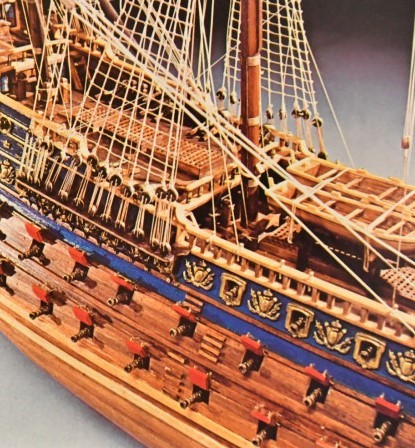 Maquette bois Soleil Royal