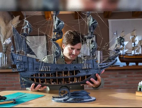 maquette bois Hollandais volant