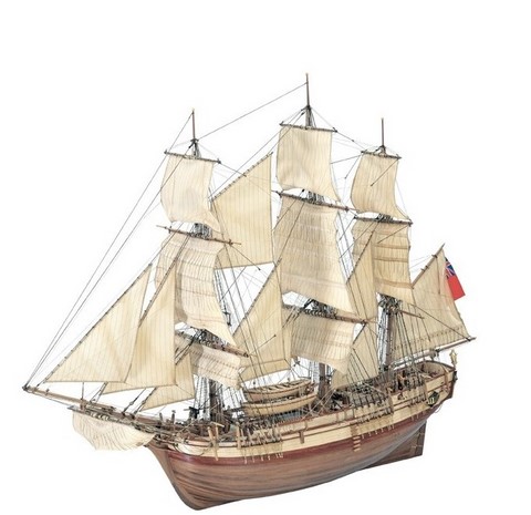 Maquette bateau en bois Bounty