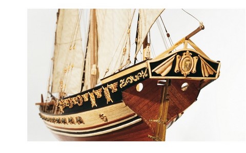 maquette bateau Jabeque 14002