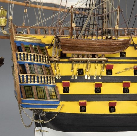 maquette bateau bois Santa Ana
