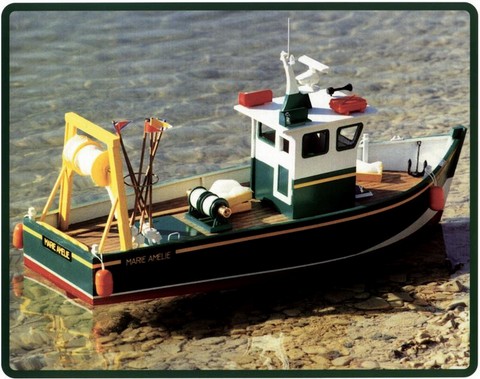 Maquette bois navigante Marie Amelie