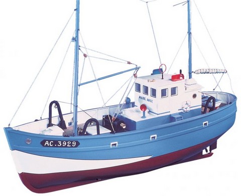 Maquette bois navigante Marie Ange