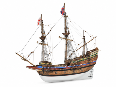 Maquette de bateau en bois Mayflower