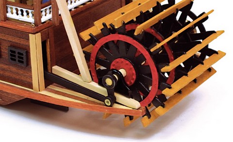 maquette bateau bois Mississippi