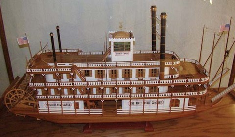 MAQUETTE BOIS MISSISSIPPI MANTUA