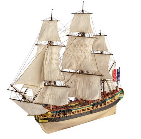 Maquette de L'hermione Artésania