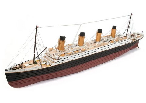 maquette de bateau en bois Titanic de chez Occre