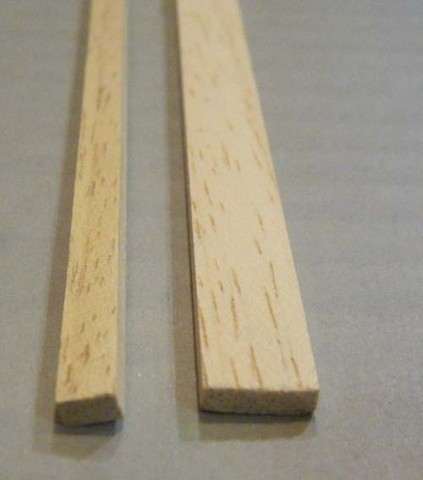 Baguette bois pour maquette