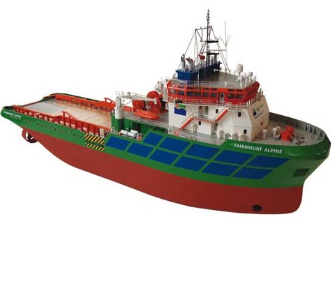 Maquette de remorqueur